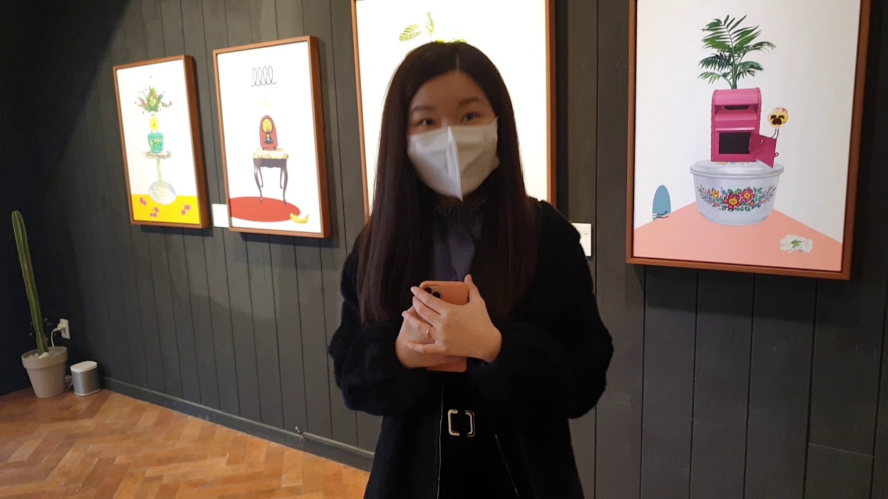 제주사는 오지작가의 육지나들이[조정은작가님 개인전 마지막날에 보러온 후기]