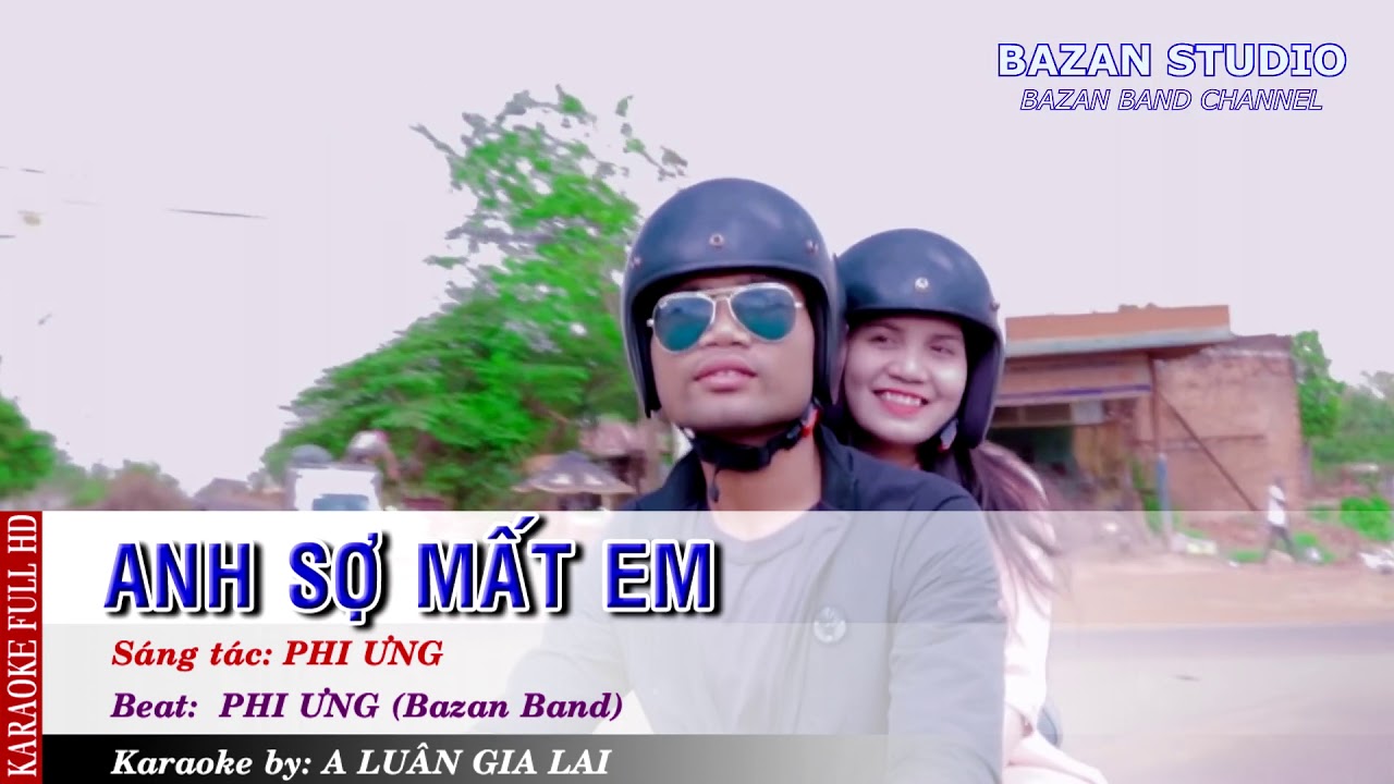 Karaoke Anh Sợ Mất Em || YYung