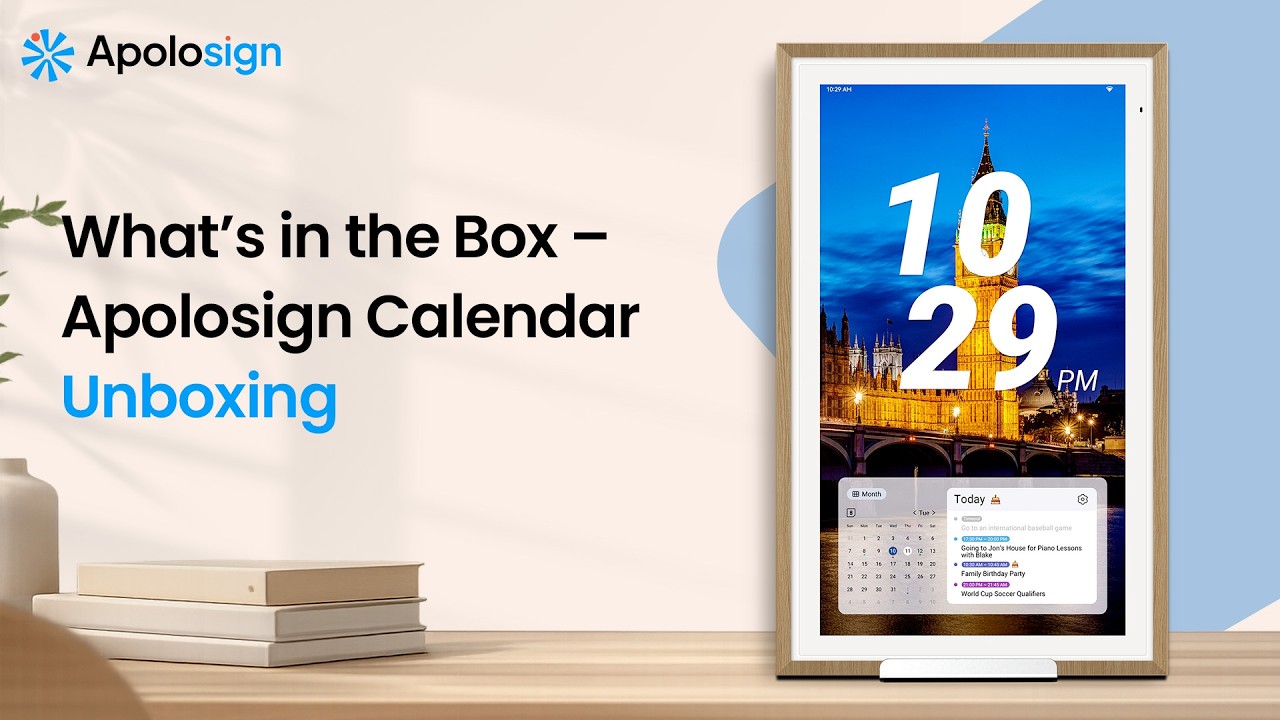 Unboxing - Apolosign Digital Calendar &mdash; World's First Dual Mode Calendar!