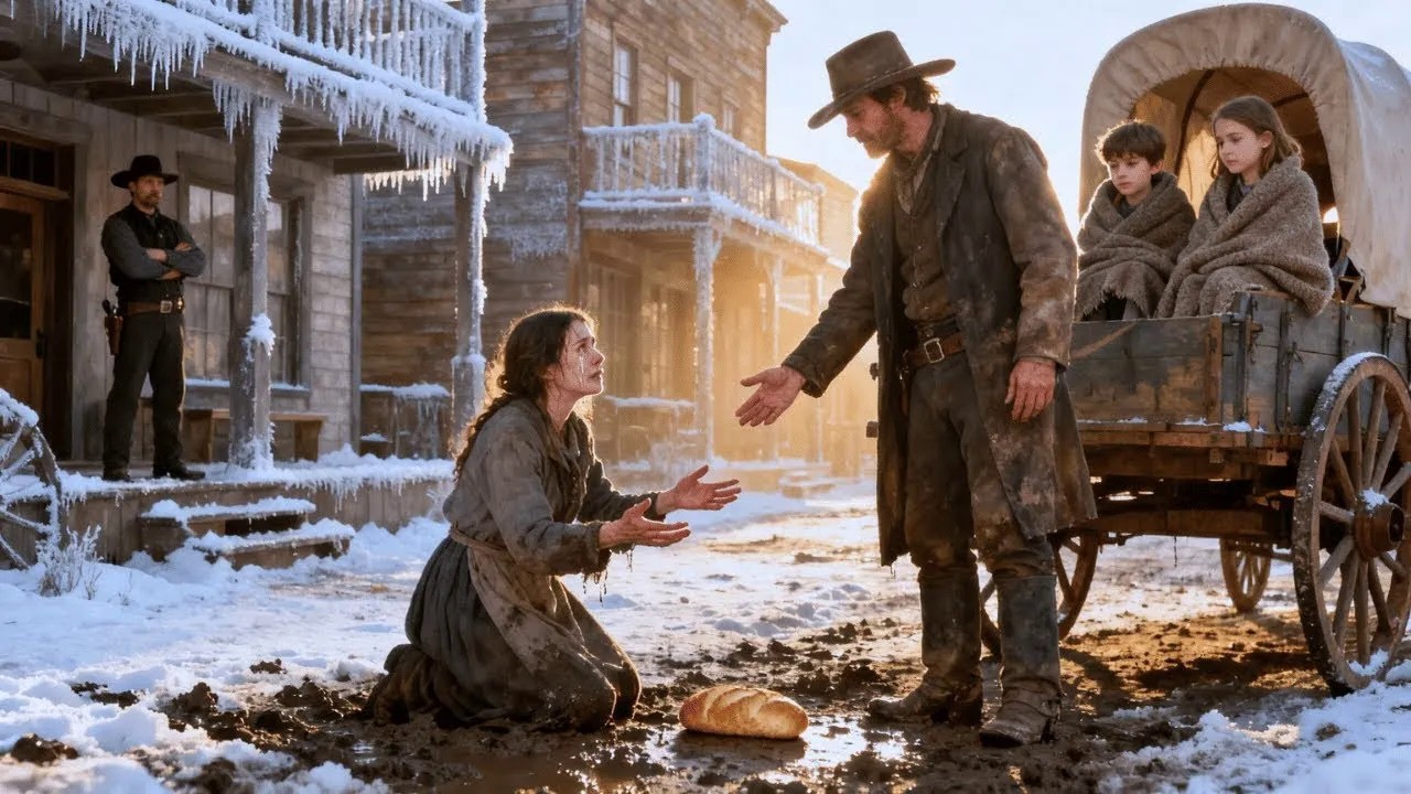 Alleinerziehender Vater reitet in die Stadt – findet eine hungernde Braut „Bitte, hab Erbarmen“