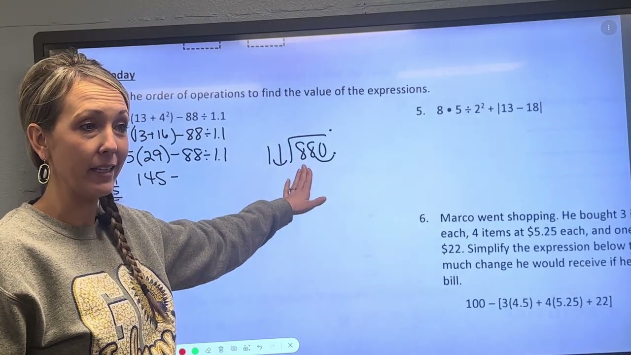 Day 3 Assignment: Evaluate Expressions VIDEO 1