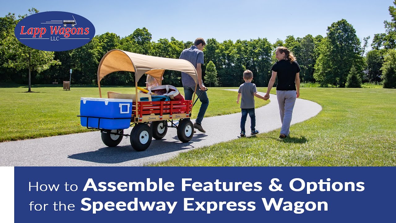 Assembling Kid's Wagon Extras - Lapp Wagons