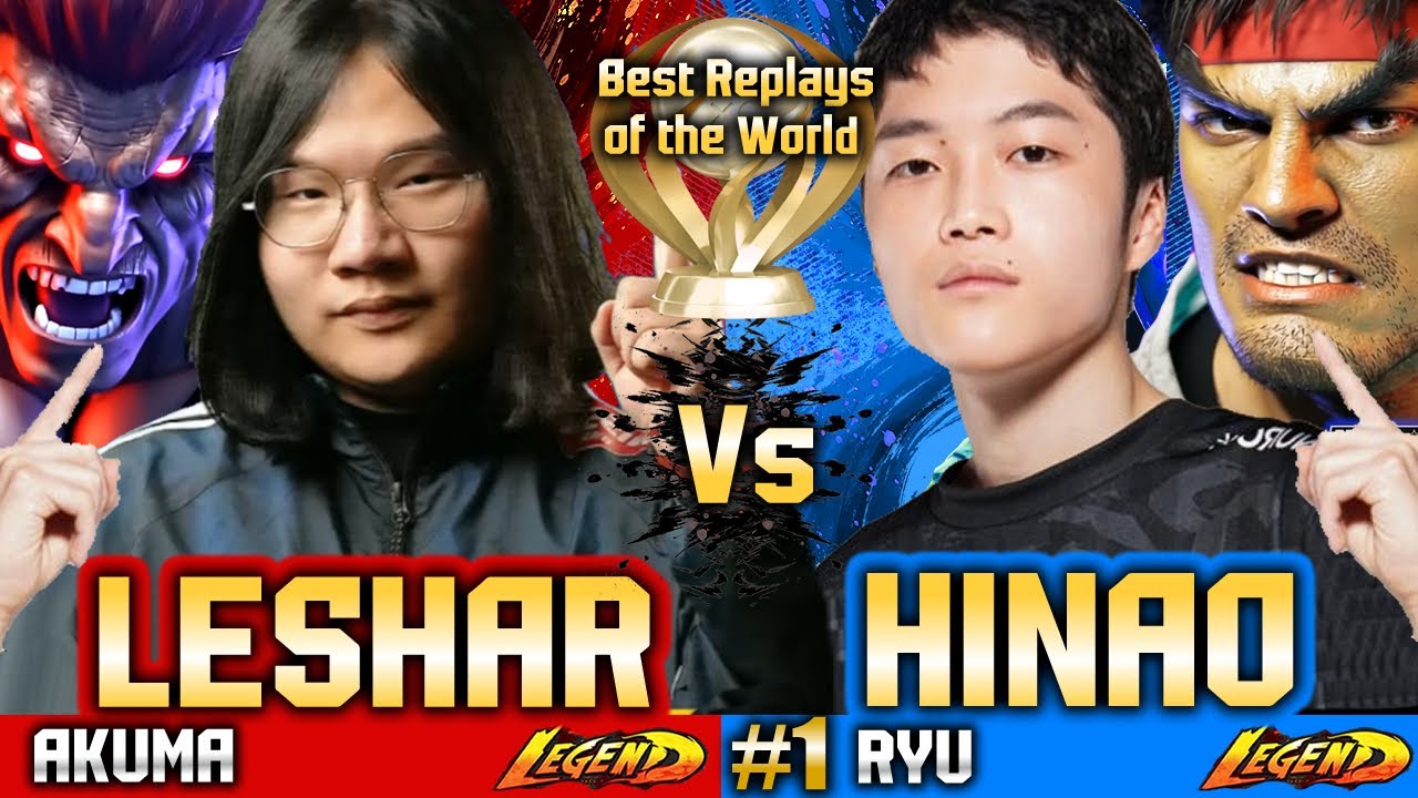 🔥SF6 Ryu (Hinao vs Leshar, DAIGO) Akuma ▰ Street Fighter 6 High Level
