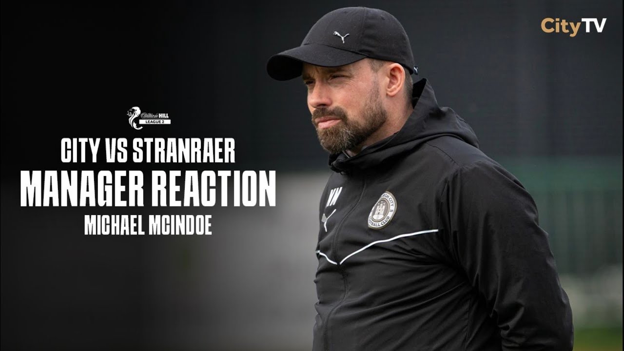 Post Match Interview | Michael McIndoe | Edinburgh City 4-1 Stranraer 