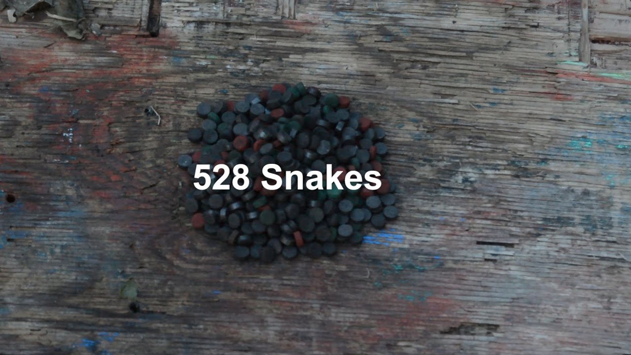 500+ Firework Snakes!