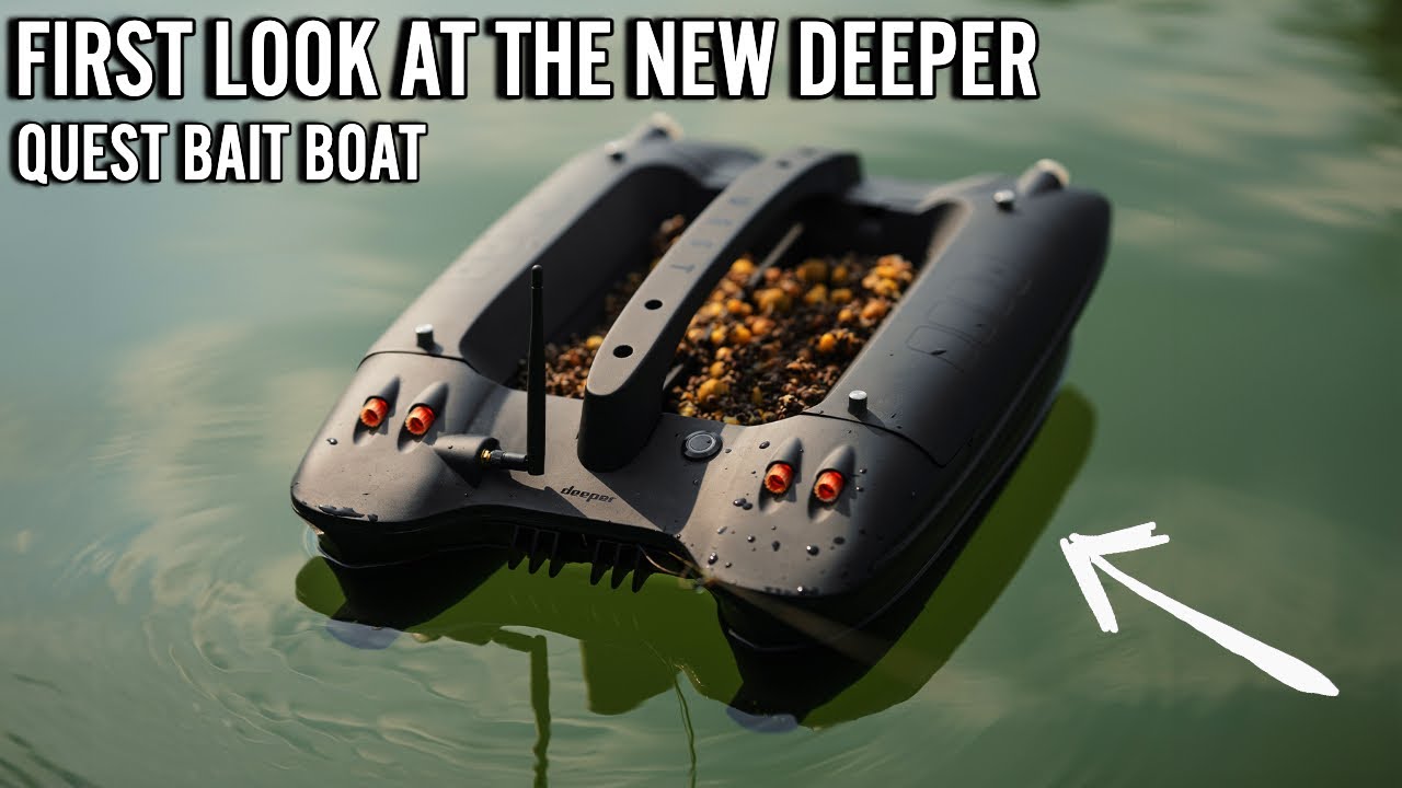 Первый взгляд на совершенно новый прикормочный кораблик DEEPER BAIT BOAT! — Обзор прикормочного к...