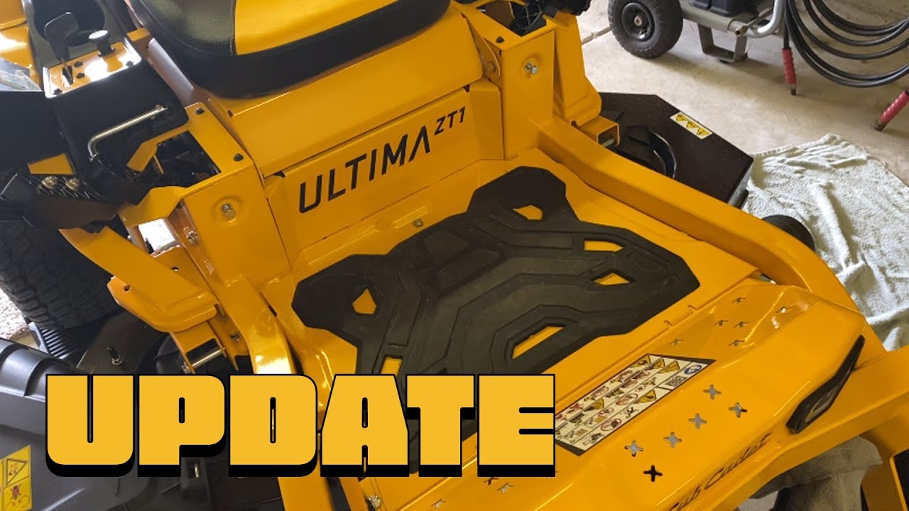 Cub Cadet Ultima ZT1 50: В поисках гладкой террасы (обновление и установка комплекта для мульчиро...