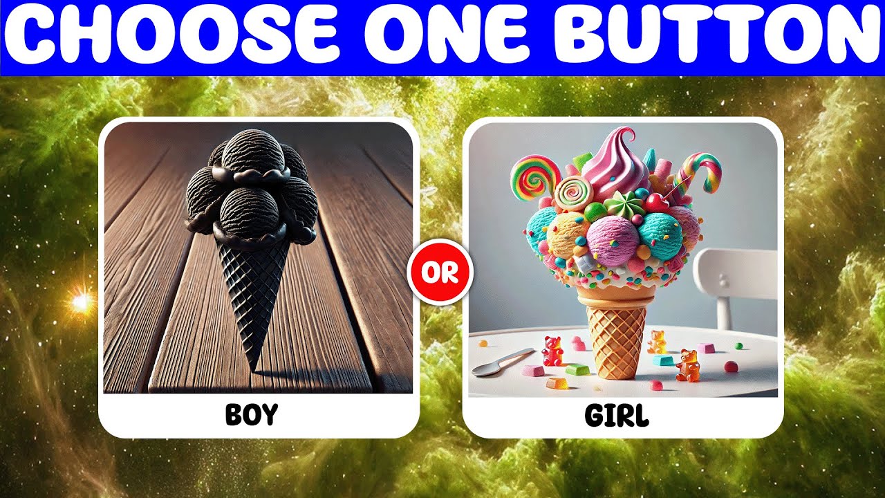 Choose One Button! 😱 BOY or GIRL Edition 👨‍🦱👩 Quiz Heat