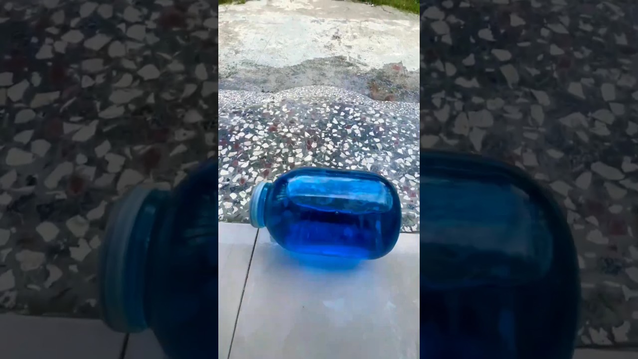 Breaking Glass Bottle 🔥⚠️
