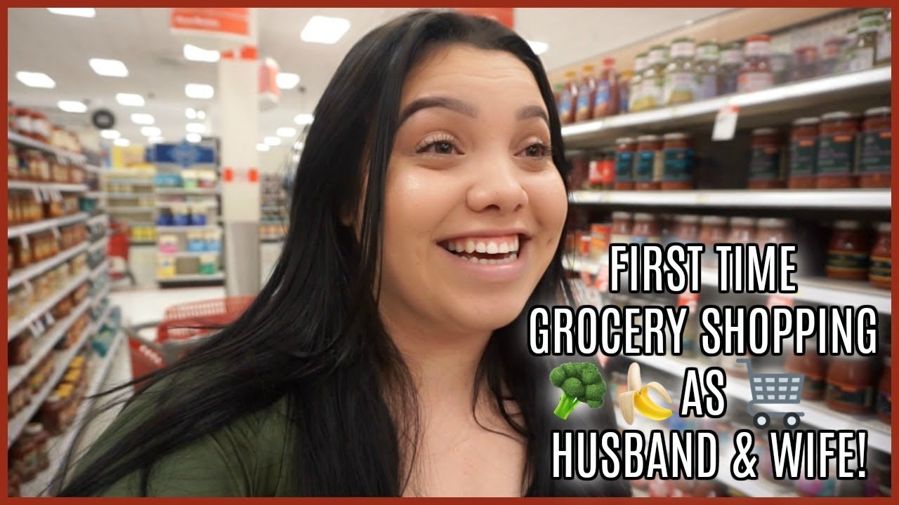 FIRST TIME GROCERY SHOPPING AS HUSBAND AND WIFE + KARINA'S SLIME KIT LAUNCH PARTY