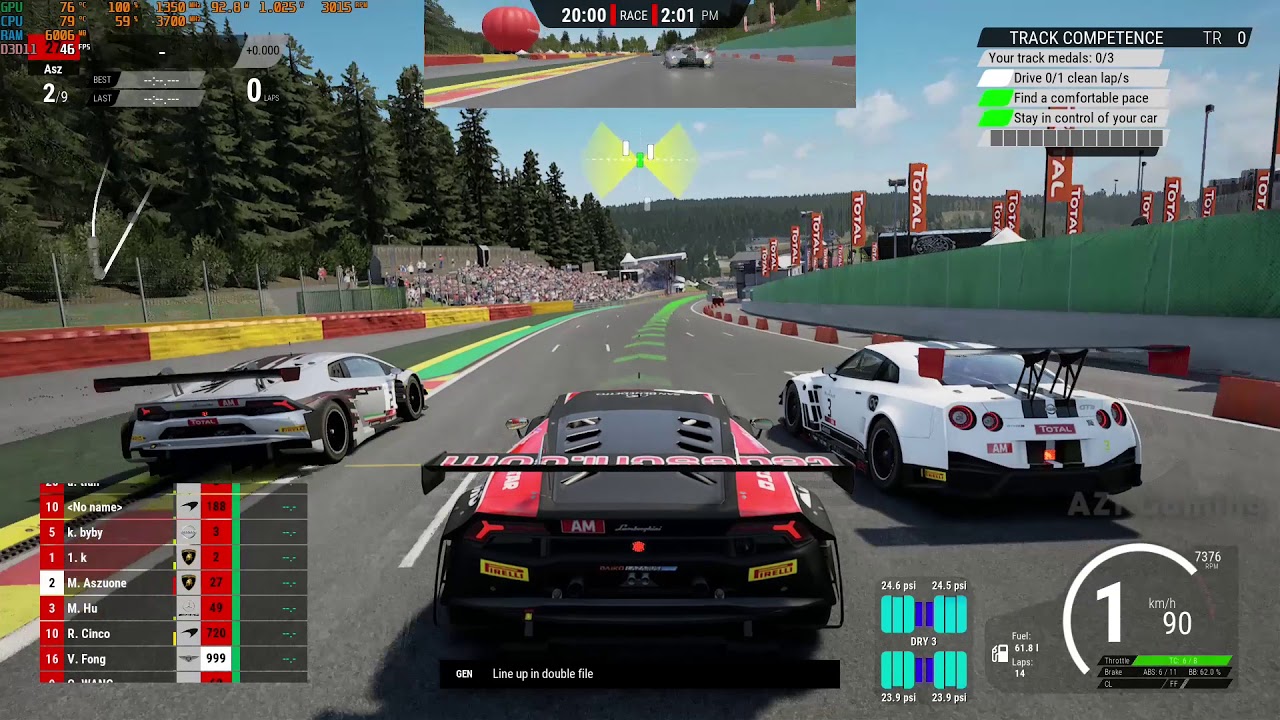 Assetto Corsa Competizione Gameplay RX 580 i7-3770 1080p High