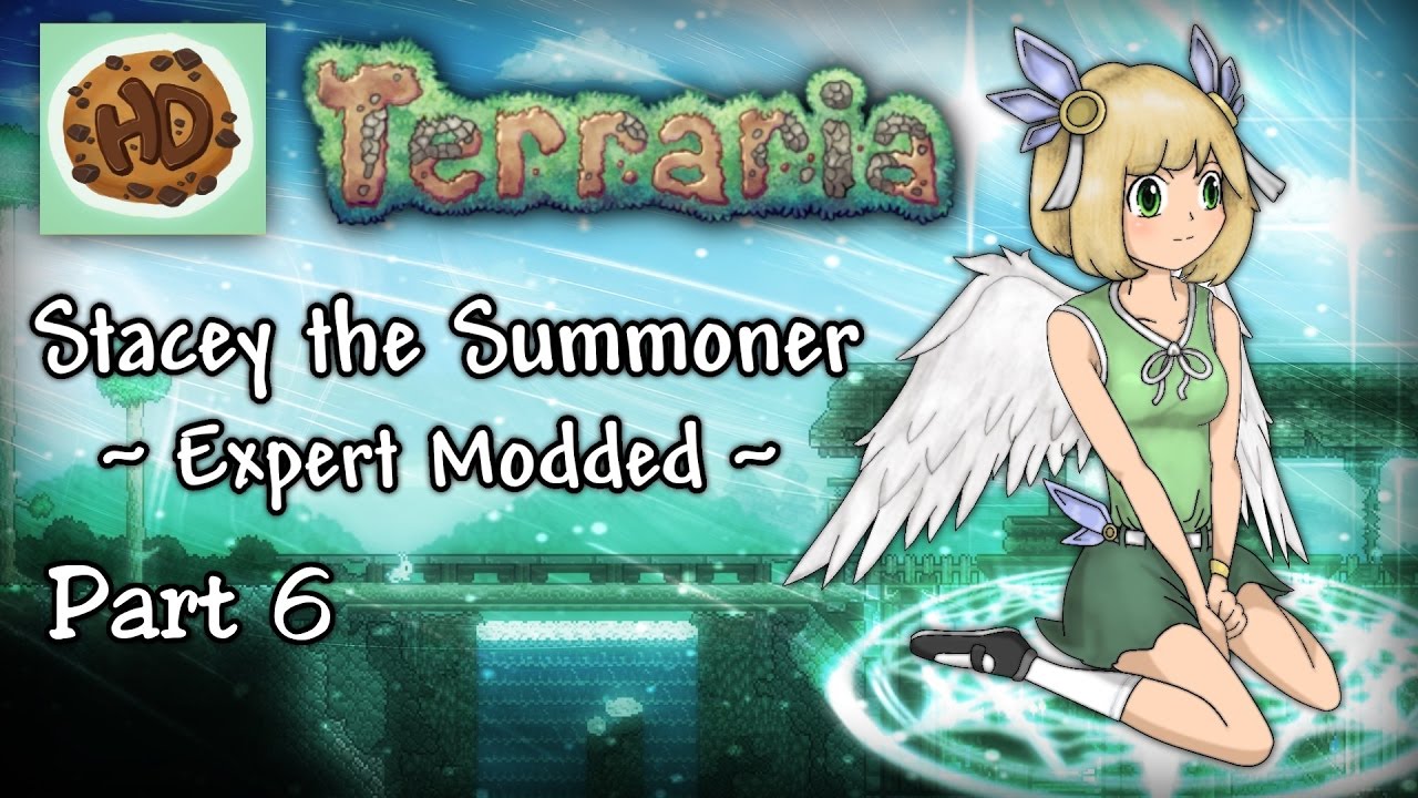 Terraria 1.3.3 Expert Modded Summoner Let's Play Part 6 | Stacey vs Queen Bee!