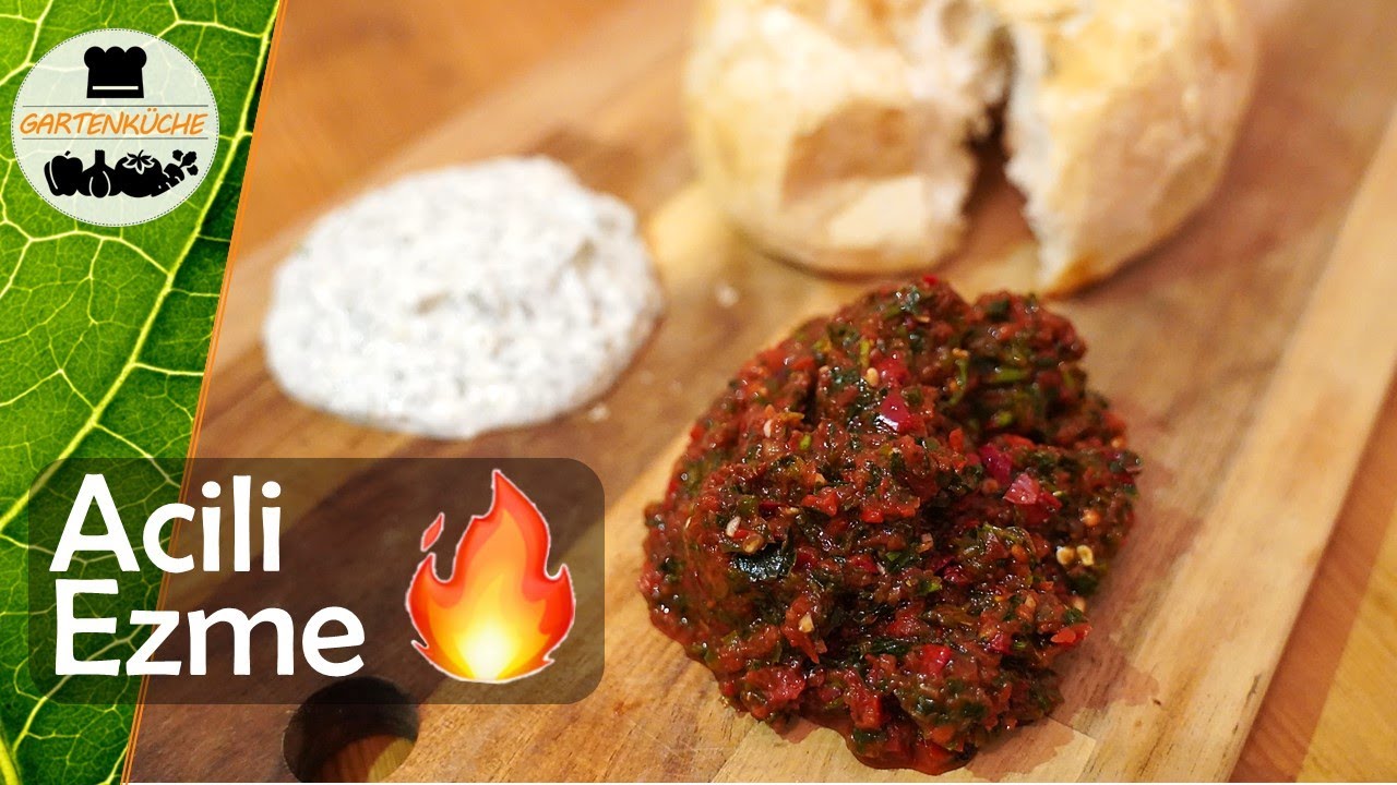 Der perfekte Dip zum Grillen | scharfe türkische Paste | Acili Ezme | Vorspeise Meze
