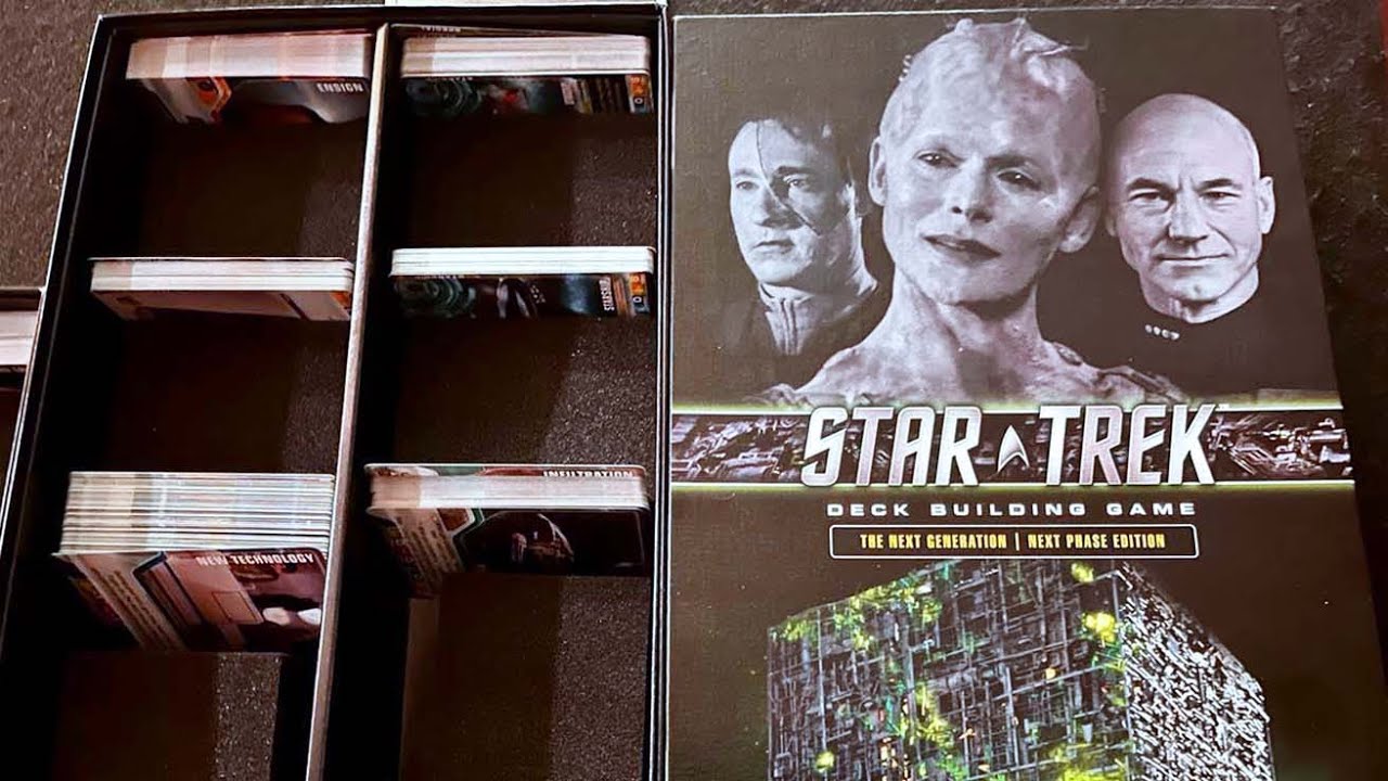 DGA Unboxes Board Games: STTNG Deck Building Game - Premiere vs. Next Phase Overview