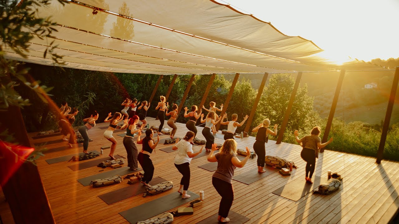 Yoga retreat in the Italian countryside
