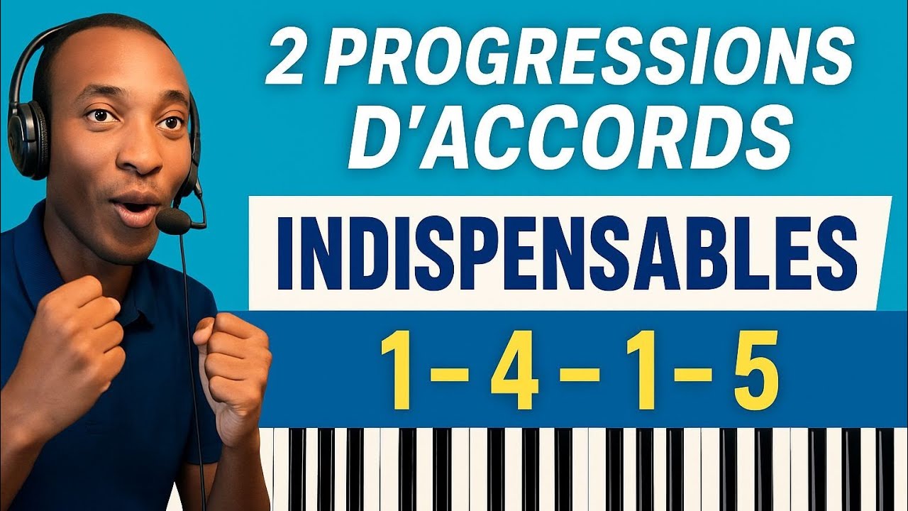 2 PROGRESSIONS D'ACCORDS INDISPENSABLES POUR TOUT  MUSICIEN AU PIANO(DÉBUTANT A AVANCÉ)