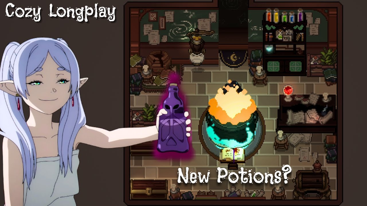 Mage Brews First Potions & Candies ✨ | No Commentary | Town exploration