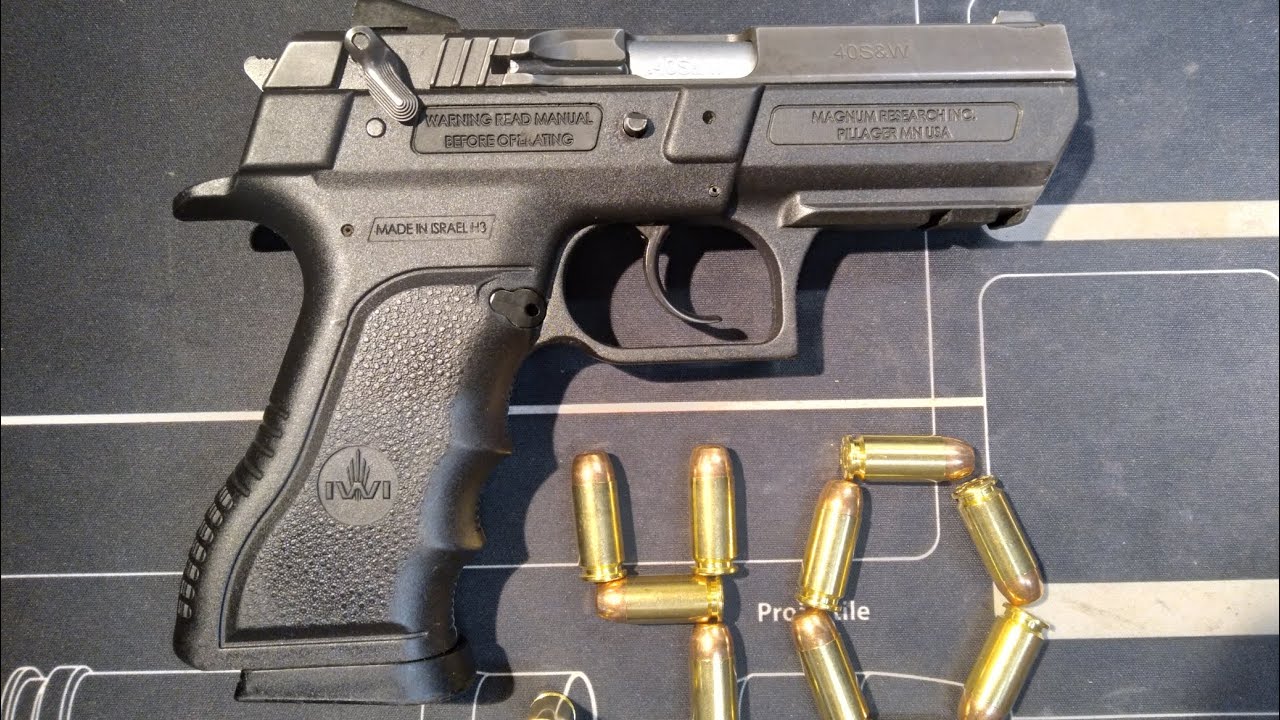 Desert Eagle IWI .40 at the Range