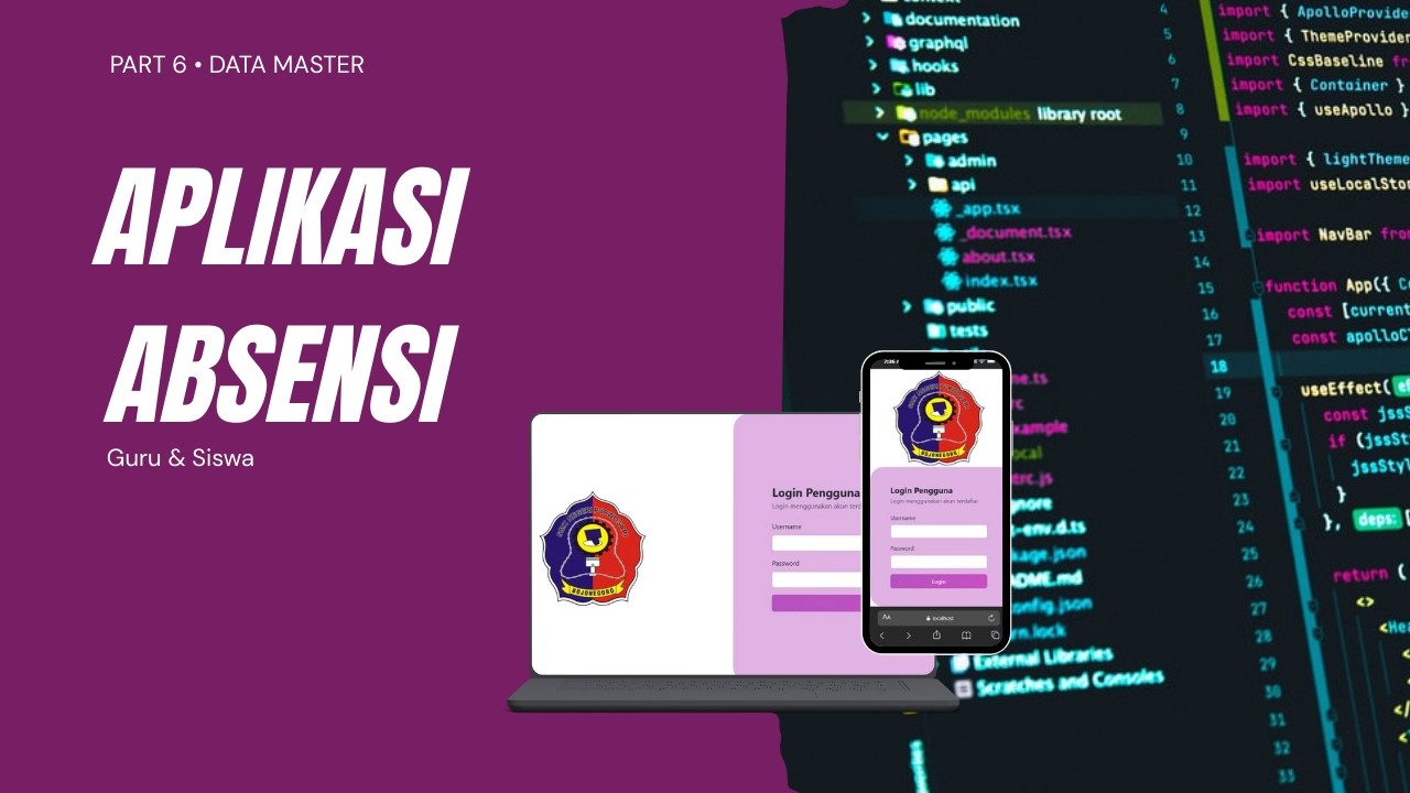 Website Aplikasi Absensi - Sistem Absensi Berbasis Website Aplikasi - Part 6 - Data Master