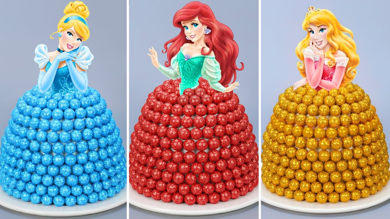 👑 Ide Kreatif Dekorasi Kue Boneka 👑 Pertarungan antara kue cokelat dan kue permen | Kue yang lezat