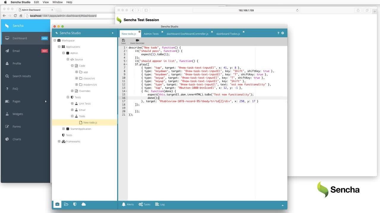 Sencha Test for Unit Testing