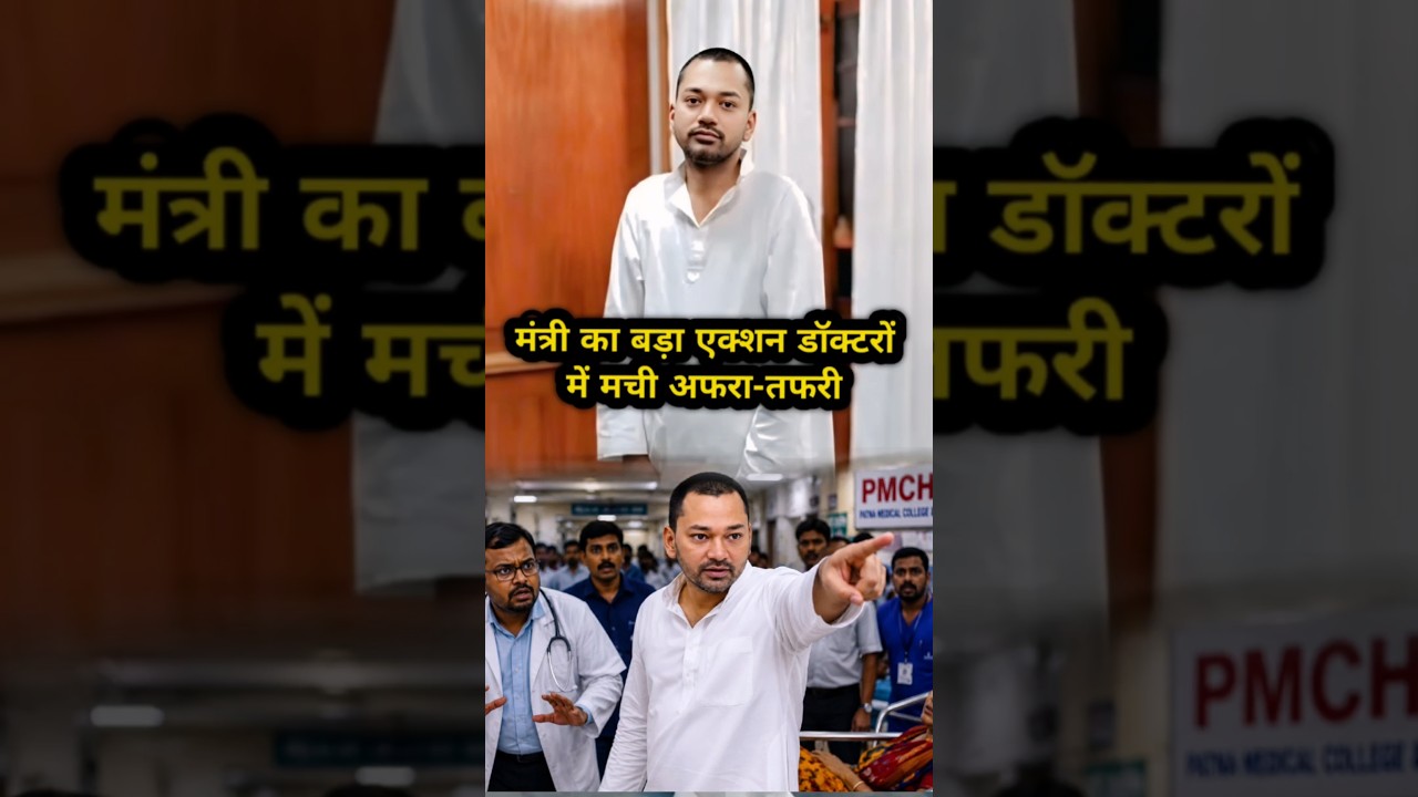 PMCH में अचानक पहुंचे हेल्थ मिनिस्टर निशांत कुमार, खुल गई भ्रष्टाचार की पोल! #viralvideo #bihar #new