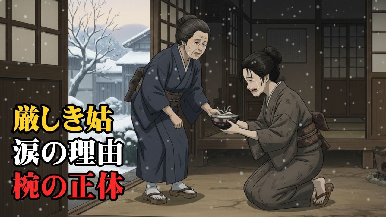厳しき姑の裏の顔。粗末な木椀に隠された家の魂。