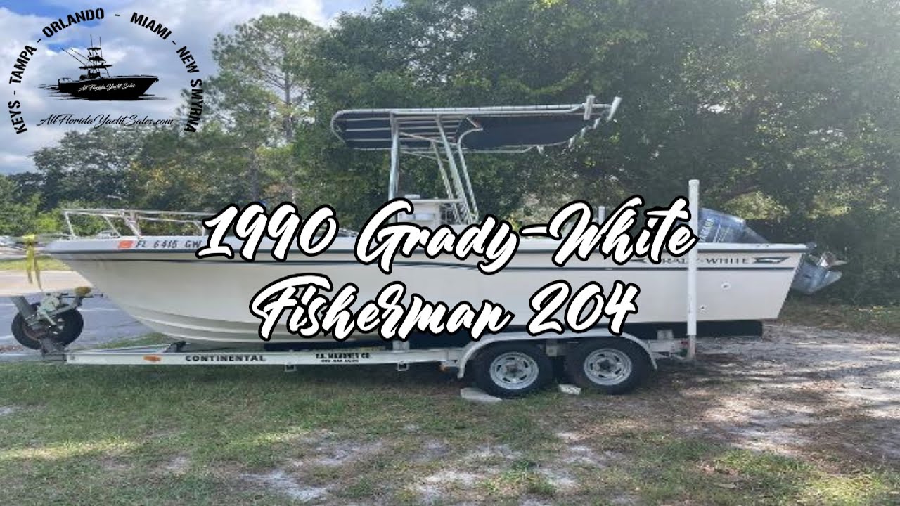 1990 Grady-White Fisherman 204 W/ Yamaha 200 HPDI (430HRS) **Ruskin, FL**