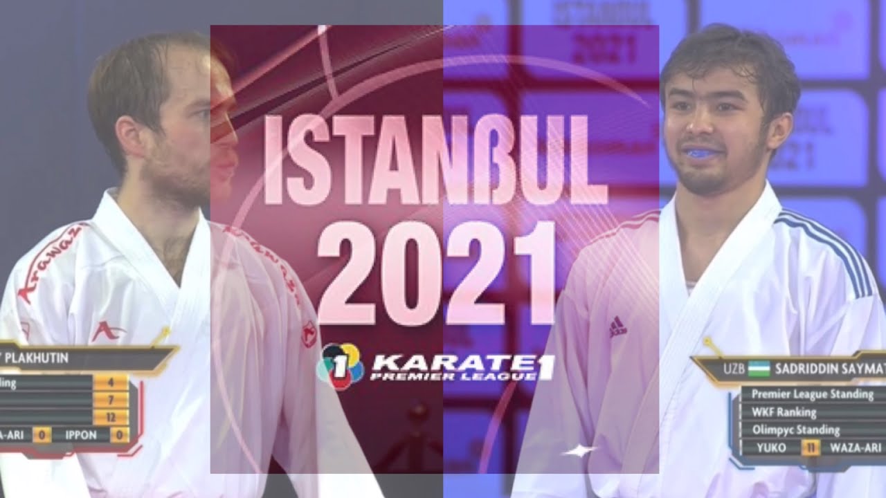 Karate 1 Istanbul 2021 Bronze Male Kumite -60kg Evgeny Plakhutin (RUS) vs Sadriddin Saymatov (UZB)
