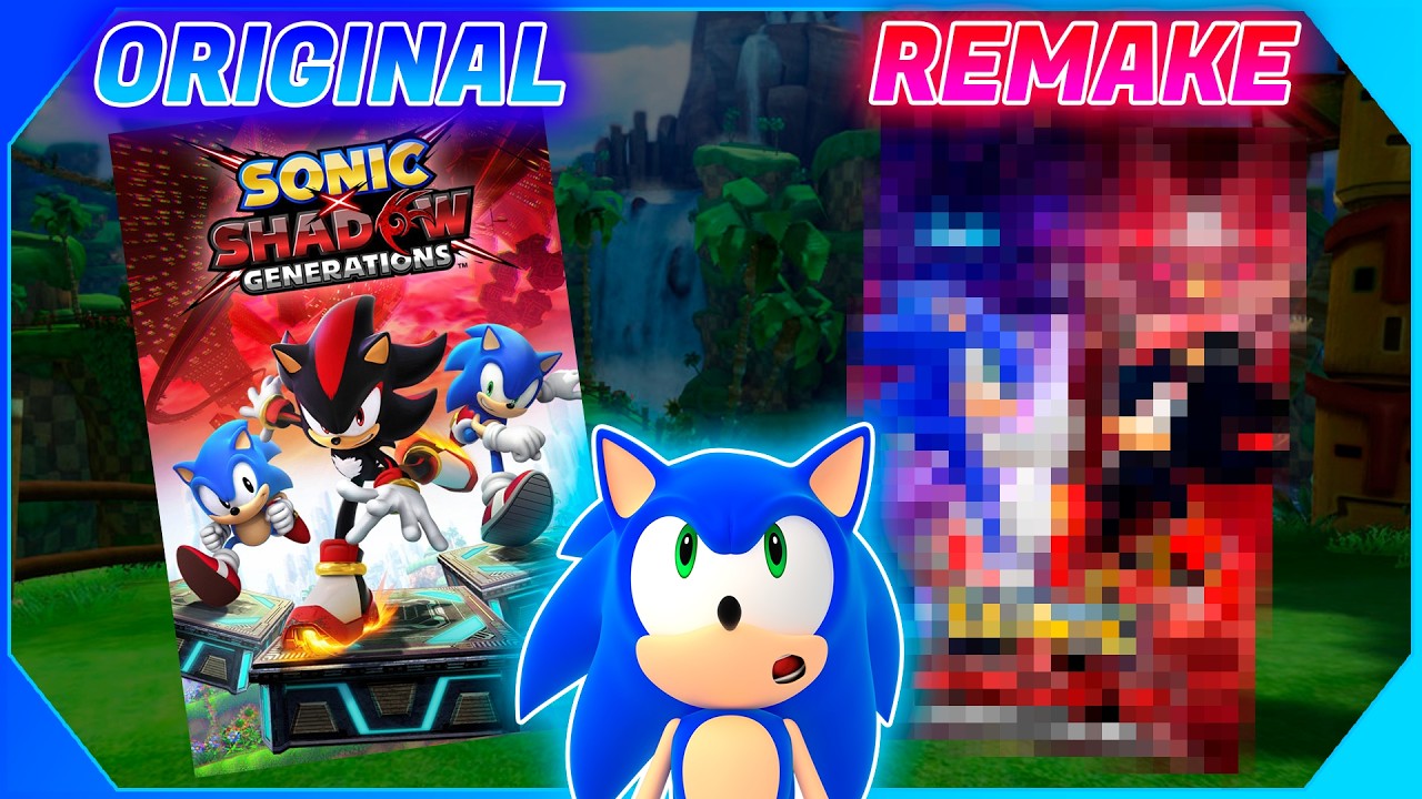 ¡RECREANDO las PORTADAS de juegos de SONIC! (¿Las hice MEJOR?)