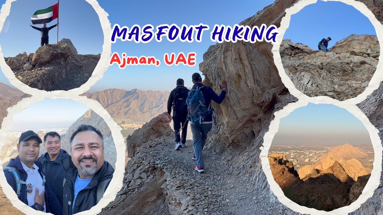 🌄 Masfout Hiking Adventure | Ajman Hidden Mountain Trails | UAE Nature Vlog