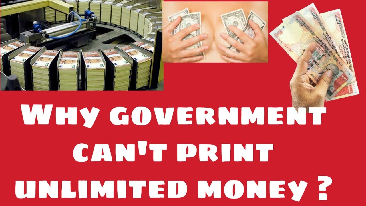 Why can't government print more money to pay off debt and make everyone reach? Money printing