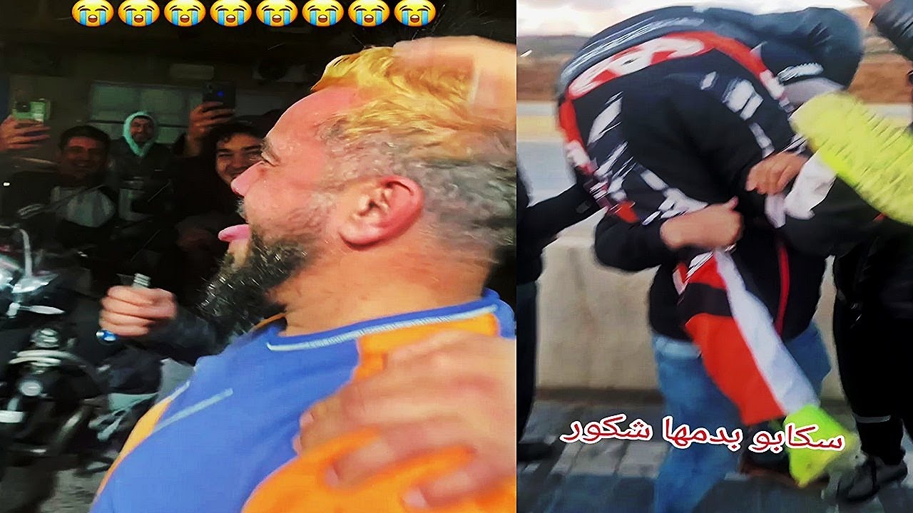 بولحية بهدلو بيه و صبغولو شعرو بعد الخسارة