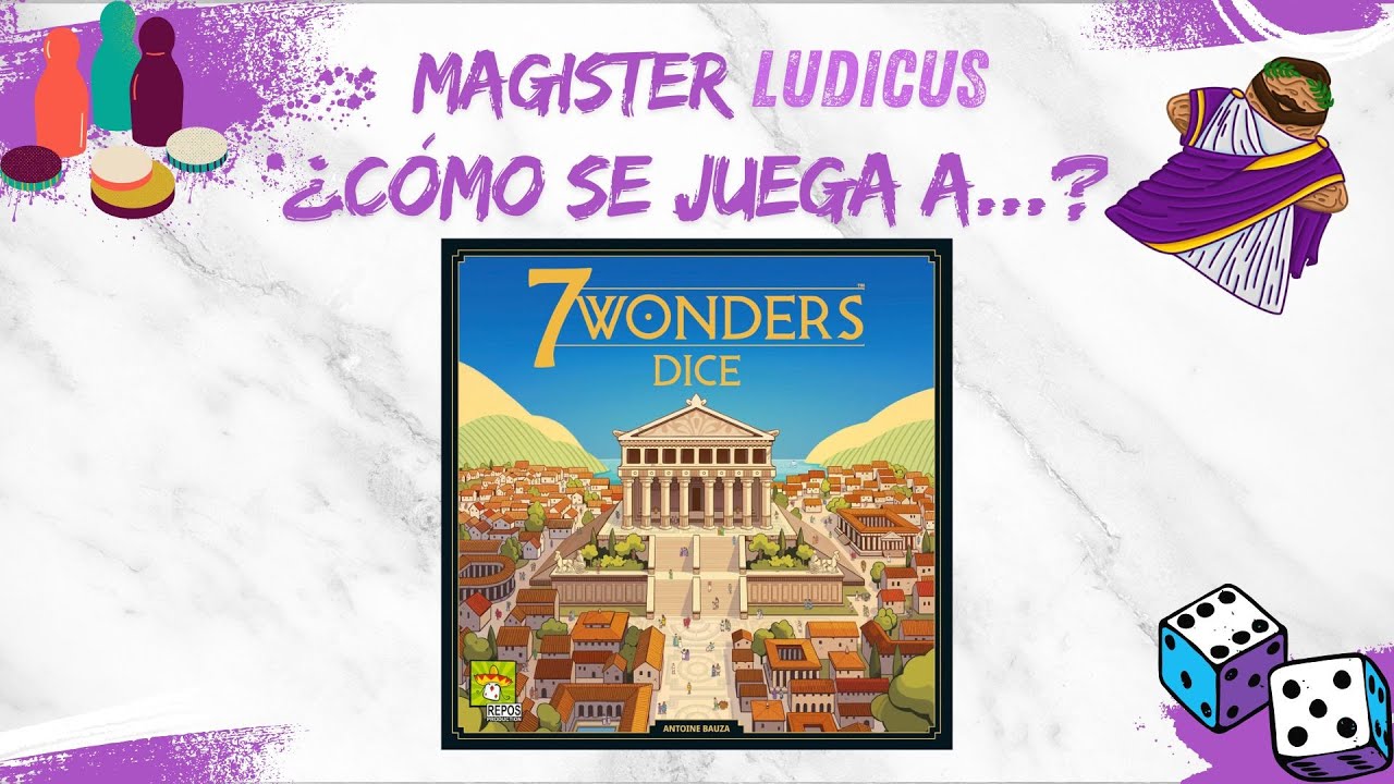 Cómo se juega a 7 WONDERS DICE 🖊️ Lanza, Escribe y Borra (Tutorial)