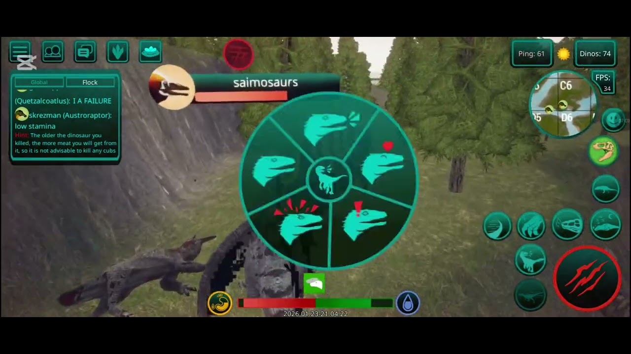 The cursed isle spinosaurus gameplay