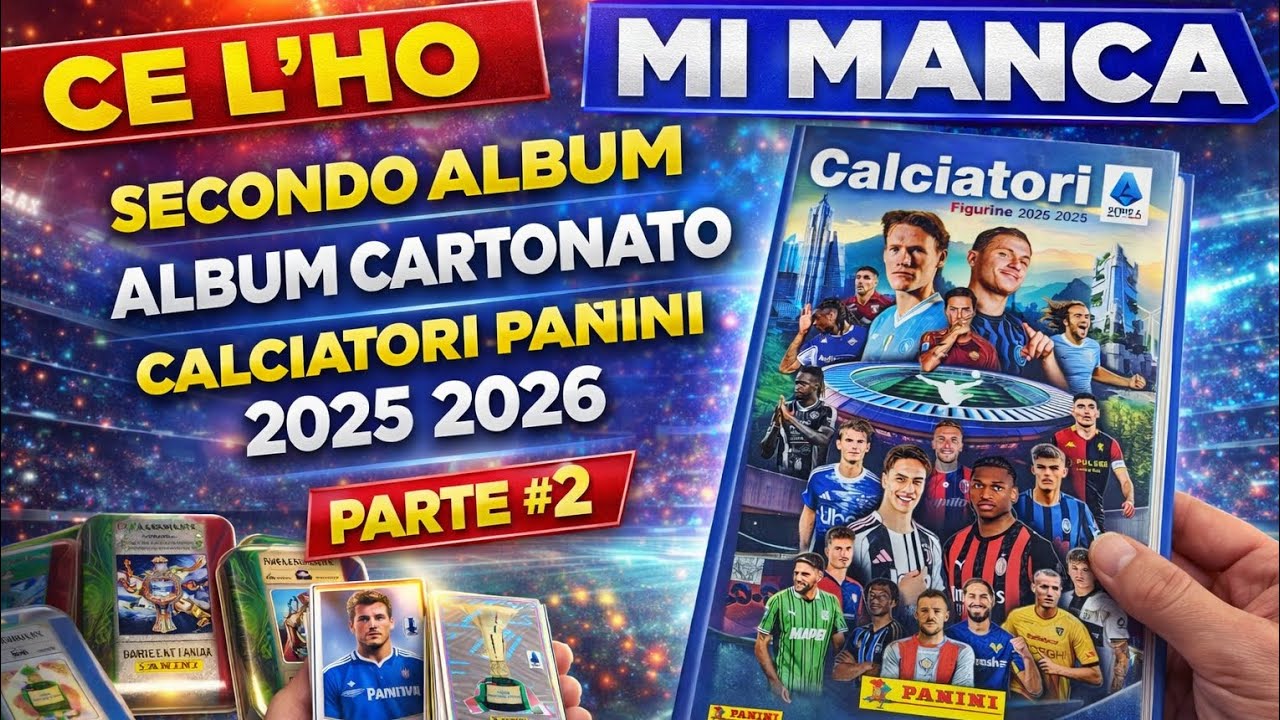 CE L’HO MI MANCA 🔥 Album Cartonato | Calciatori Panini 2025 2026 – PARTE 2 😱