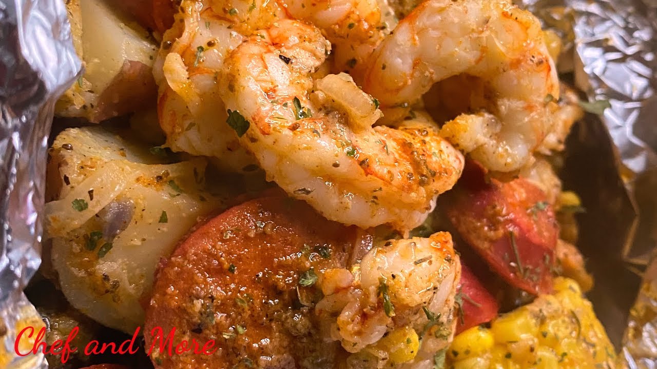 Oven Seafood Boil Recipe | Foil Packets