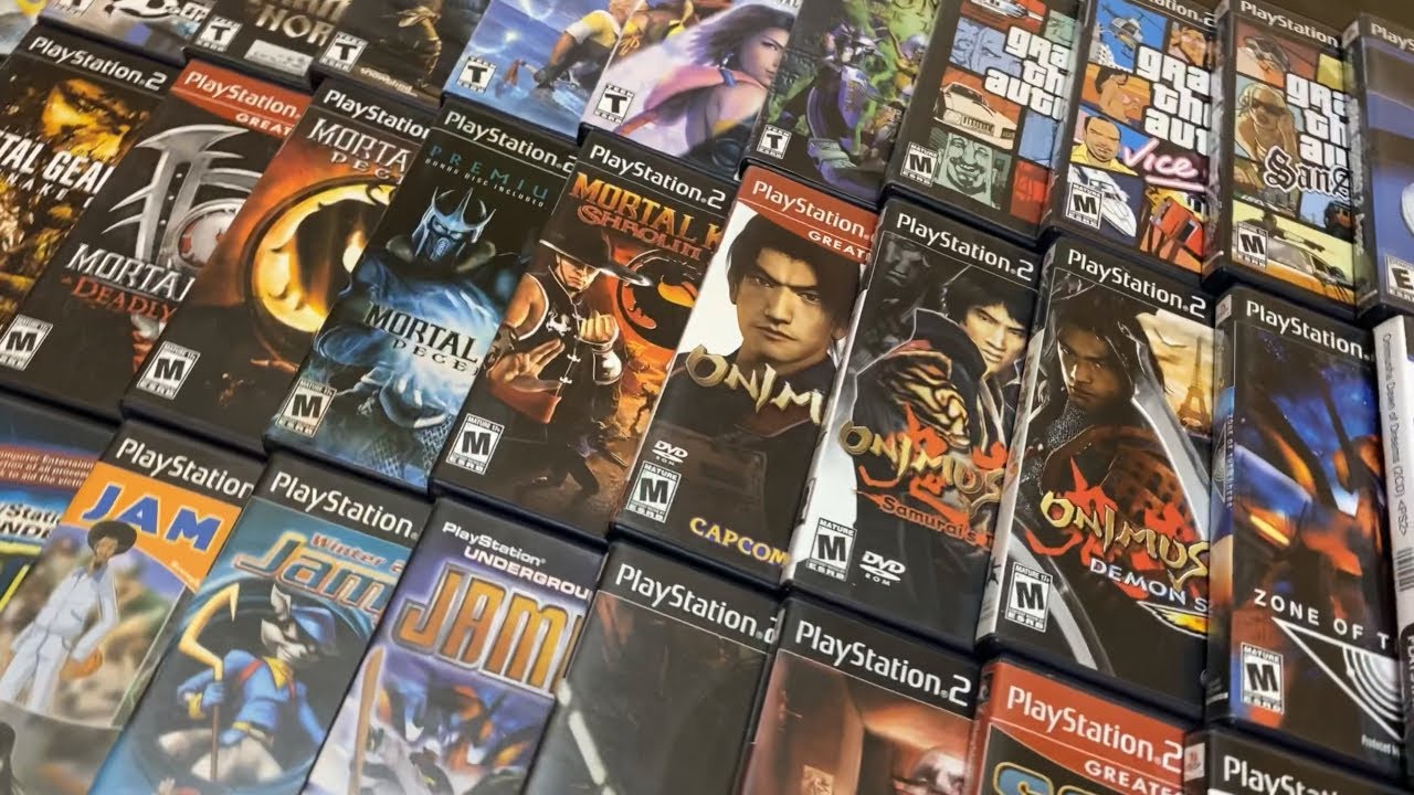 Моя коллекция игр для PS2 2021 года!