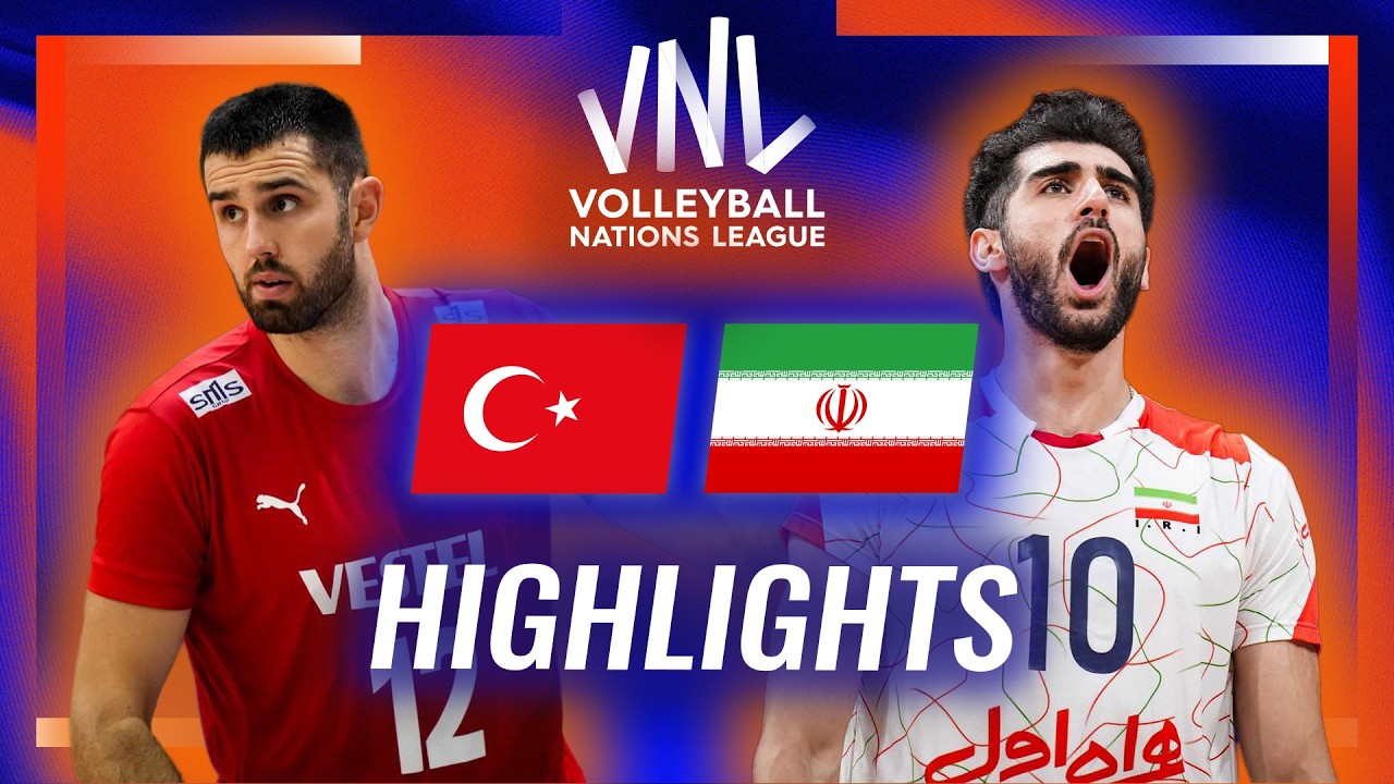 T&uuml;rkiye 🇹🇷 vs. Iran 🇮🇷 - Highlights | Week 3 | Men's VNL 2026