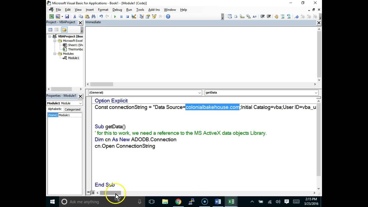 Database Interaction