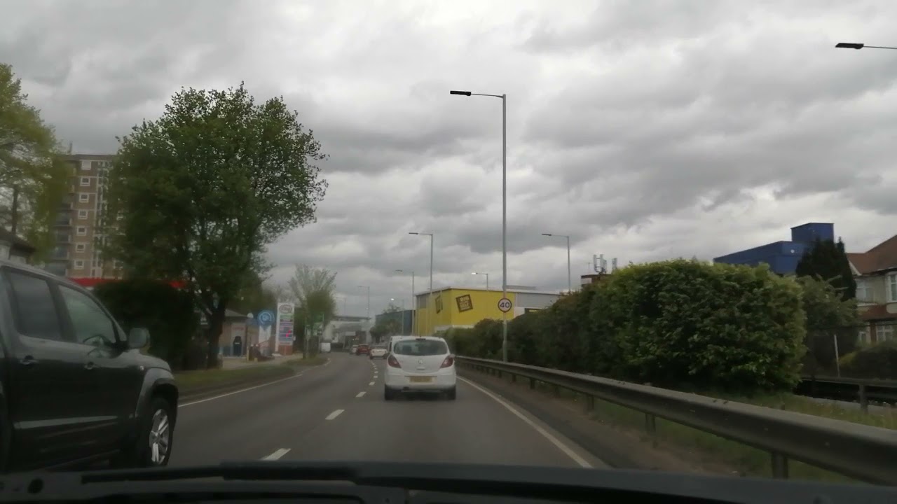 Driving from London to Luton a406 /a10/ m25 m1/ UK 🇬🇧