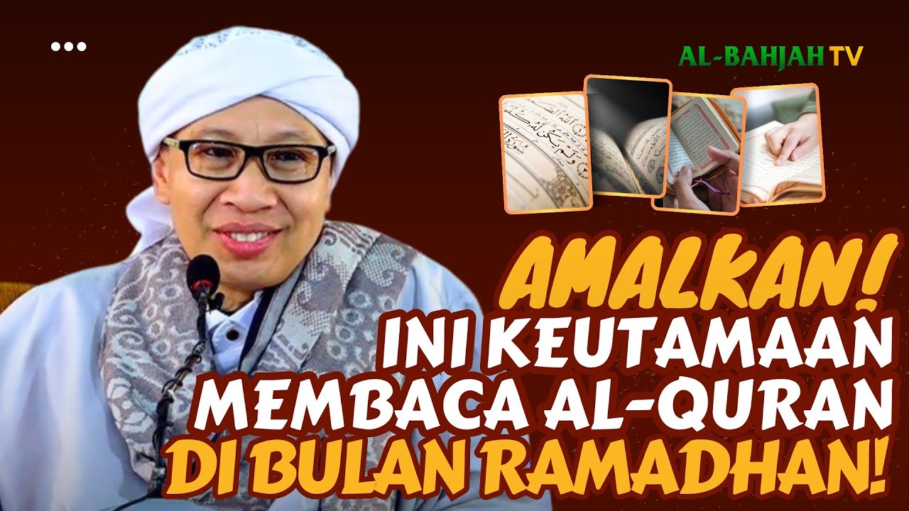LUAR BIASA‼️ KEUTAMAAN MEMBACA AL-QUR'AN DI BULAN RAMADHAN YANG HARUS KAMU TAHU‼️ | Buya Yahya