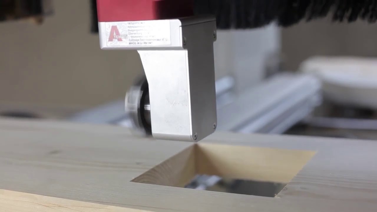 ATEMAG EXTRA 2 Corner Notching & Squaring Aggregate | Scott+Sargeant Woodworking Machinery