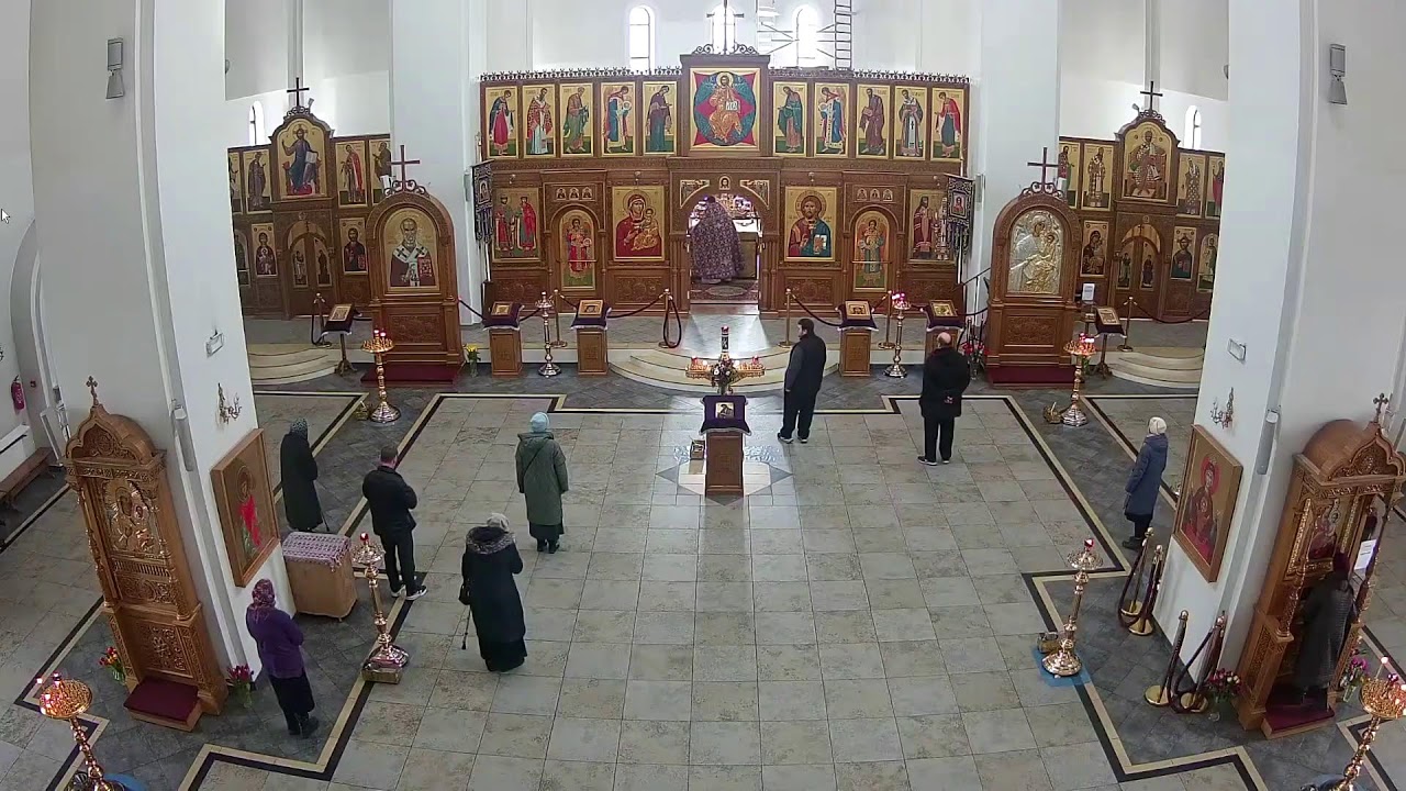 Понедельник 3-й седмицы. Прв и втр Обре́тение главы Иоанна Предтечи. Литургия Преждеосвященных Даров