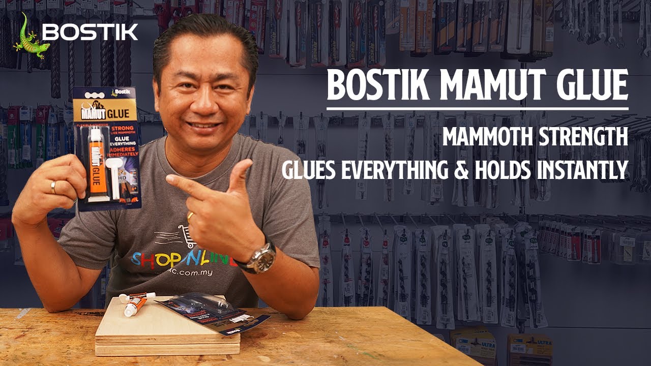 Клей Bostik Mamut | Гигантская прочность | Склеивает всё | Мгновенно фиксирует