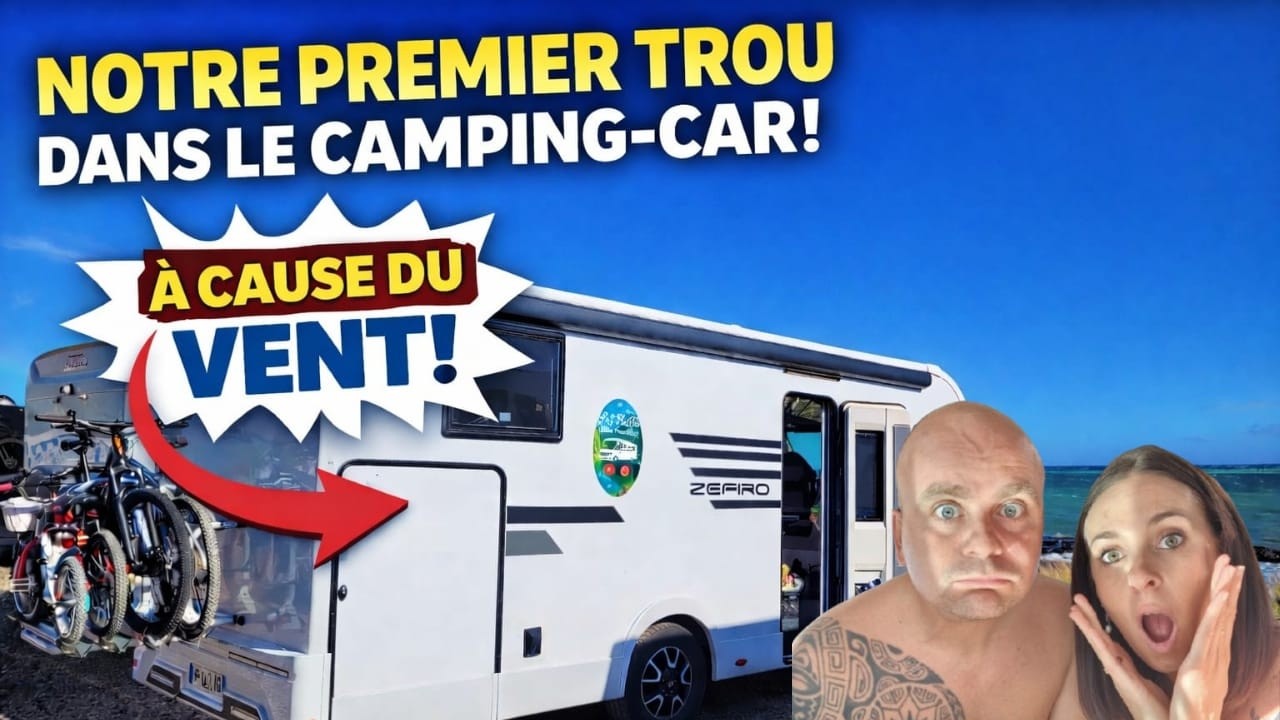 Vie nomade en famille : même le vent s’invite ! #family #travel #nomad #travellife  #adventure