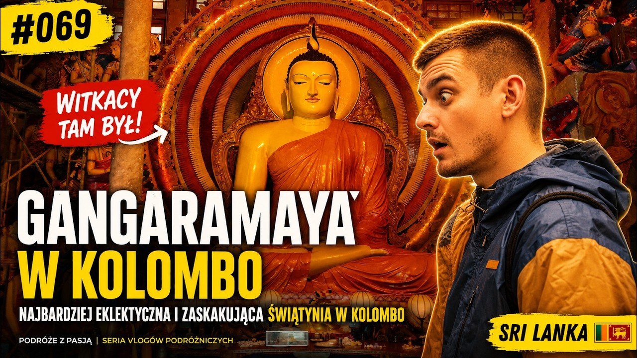 Świątynia Gangaramaya - najważniejsza buddyjska świątynia Kolombo. Najciekawsze miejsca Ep.069