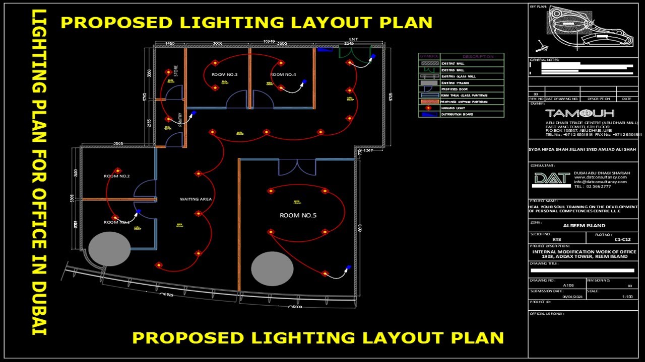 AutoCAD Lighting tutorial-Lighting Layout plan in AutoCAD-Lighting plan in AutoCAD-Drawings Solution