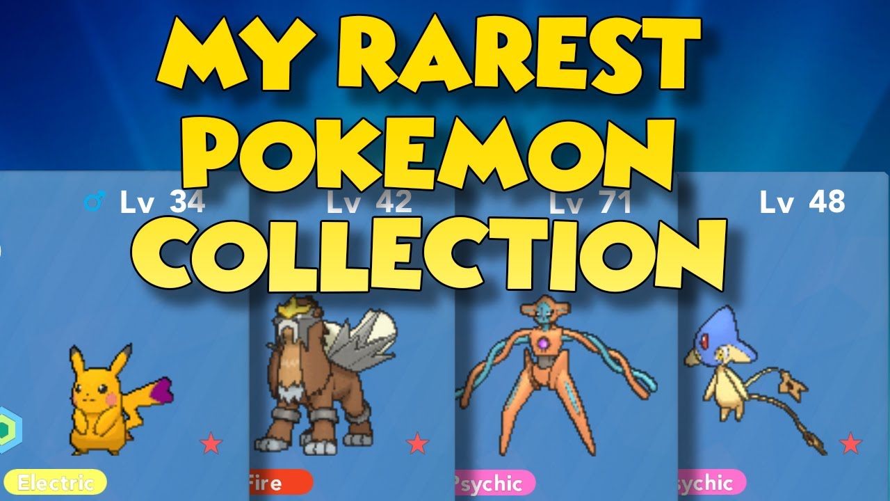 MY RAREST POKEMON COLLECTION! - Pokemon Brick Bronze