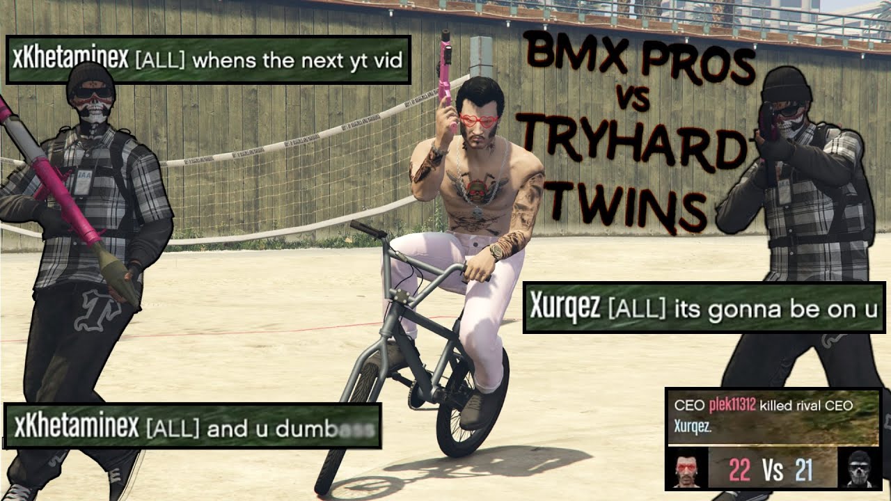BMX Pros vs Tryhard Twins | GTA Online